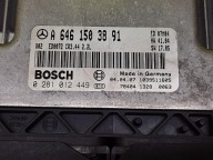 MERCEDES C-KLASA 2.2 CDI control unit of the engine 0281012449