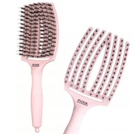 Olivia Garden Finger Brush Combo Large kefa na vlasy ružová veľká L