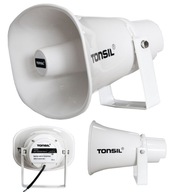 Głośnik Tubowy TONSIL GZT 30 Nagłośnienie Tuba 8 ohm / 100V / 30W Biały