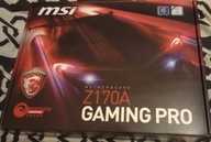 Jak nowa płyta główna ATX MSI Z170A GAMING PRO CARBON 100% sprawna RED LED