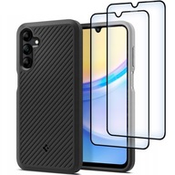 SPIGEN ETUI CASE OBUDOWA COVER DO GALAXY A15 4G 5G + 2-PAK SZKŁO - PANCERNE