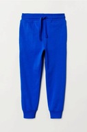 NOWE H&M spodnie dresowe niebieskie 128
