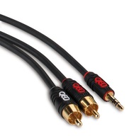 QED Profile kabel przewód 2xRCA/ Jack3,5mm 5m