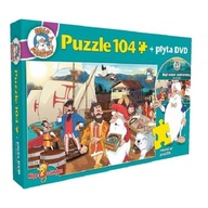 PUZZLE 104 EL BYLI SOBIE PODRÓŻNICY ŻEGLARZE + DVD