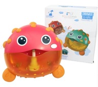 Bańki mydlane Zabawka do kąpieli Bąbelkowa rybka na przyssawki + muzyka