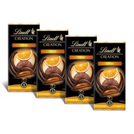 Lindt Creation 70% czekolada gorzka pomarańcza Orange Cocoa 150g x4