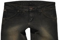 WRANGLER spodnie SLIM grey LOW waist LIA _ W28 L34