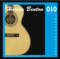 Struny pre akustickú gitaru 10-47 Coated Phosphor Anti Rust Harley Benton