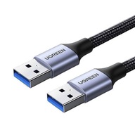 Kabel USB3.0, USB-A męski do USB-A męski, 2A, 0,5m