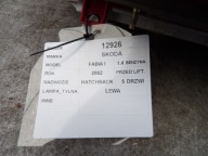 Skoda Fabia and light rear left HB