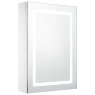 vidaXL Kúpeľňová skrinka so zrkadlom a LED, 50 x 13 x 70 cm