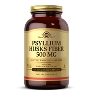 SOLGAR BŁONNIK Z ŁUSEK BABKI PŁESZNIK 500mg 200kaps PSYLLIUM HUSK FIBER