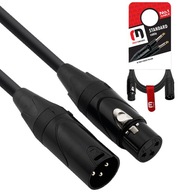 KABEL PRZEWÓD DMX AES/EBU 3M XLR 3PIN 110Ohm DO ŚWIATEŁ OŚWIETLENIA