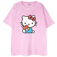 Tričko Hello Kitty srdce mačka tričko 146 152