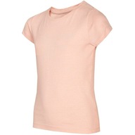 T-Shirt 4F HJL22-JTSD005 65S - RÓŻOWY, 158 CM