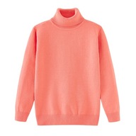 detský sveter s vysokým krkom jednofarebný 4G4