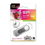 Pendrive Silicon Power Mobile C80 64GB Dual USB 3.