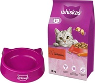 WHISKAS KARMA Z WOŁOWINĄ I WARZYWAMI DLA KOTA 14kg + GRATIS