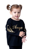Čierny dievčenský sveter Angel 98