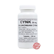 Cynk organiczny tabletki 100szt/50 mg Podkowa