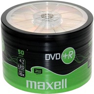 PŁYTY DVD+R 4,7GB 16X MAXELL SP50 50 SZT.