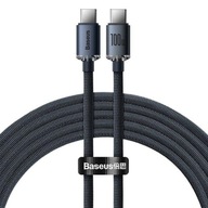 Kabel przewód USB-C PD 2.0 200cm Baseus Crystal CAJY000701 Quick Charge 3.0