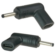 Tápadapter USB-C dugó adapter 3,0x1,0mm ASUS ACER SAMSUNG PD