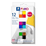 Zestaw FIMO soft 12 kolorów Basic 12x25g