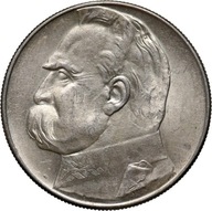 II RP, 10 złotych 1936, Józef Piłsudski, st. 1-