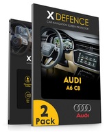 2w1 SZKŁO OCHRONNE NA NAWIGACJĘ EKRAN DO AUDI A6 C8