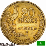 20 FRANKÓW 1952 B - FRANCJA