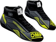 Topánky OMP Sport FIA čierno-žlté