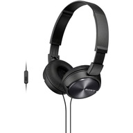 Oryginalne słuchawki nauszne Sony MDR-ZX310AP Jack 3.5 mm Czarne