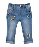 MOTHERCARE Spodnie jeansowe miękkie 98% bawełna niebieskie 7-8 L / 128 cm