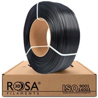 Filament Refill PET-G Standard HS High Speed Rosa3D Black Czarny 1kg