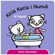 KICIA KOCIA I NUNUŚ W KĄPIELI KSIĄŻECZKA TWARDA