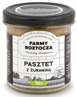 PASZTET DROBIOWO - WIEPRZOWY Z ŻURAWINĄ BIO 180 g (SŁOIK) - FARMY ROZTOCZA