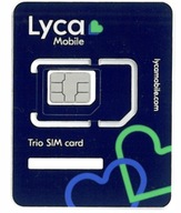 Karta SIM Prepaid Lycamobile Lyca USA rozmowy i Internet bez limitu GB