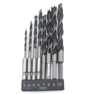 Vŕtačky do dreva ŠPIRÁLOVÁ Vŕtačka HEX 3-10 mm x 8