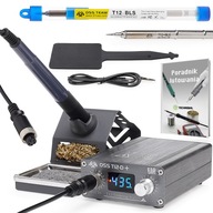 Forrasztóállomás Techrebal T12D+ hegyes, 75 W, 150-450 °C