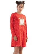 Dievčenská košeľa Vianoce Vienetta 11 bavlna 146