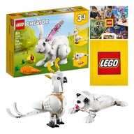 LEGO Creator 3w1 - Królik, Papuga lub Foczka (31133) + Torba + Katalog LEGO