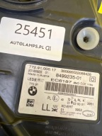 light left BMW 7 G11 Laser 15-18 8499235-01