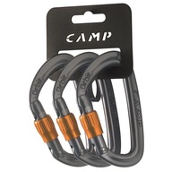 Camp Karabíny Orbit Lock sada 3ks Sivé