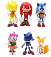 SADA 6KS FIGÚROK SONIC The Hedgehog FIGÚRKY