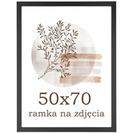 Ramka 50x70 ramki na zdjęcia czarna foto rama B2