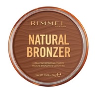 Rimmel Natural Bronzer - puder brązujący do twarzy, odcień 002 Sunbronze, 1