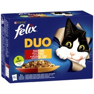 FELIX FANTASTIC DUO Karma dla kota MIX SMAKÓW 12x85g