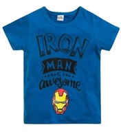 AVENGERS t-shirt chłopięcy 116 koszulka IRON MAN