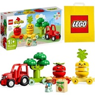 KLOCKI LEGO DUPLO 10982 TRAKTOR CIĄGNIK Z WARZYWAMI + TORBA NA PREZENT